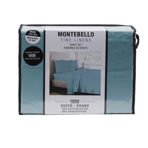 MONTEBELLO 1000Tc Egyptian Cotton Sheet Set